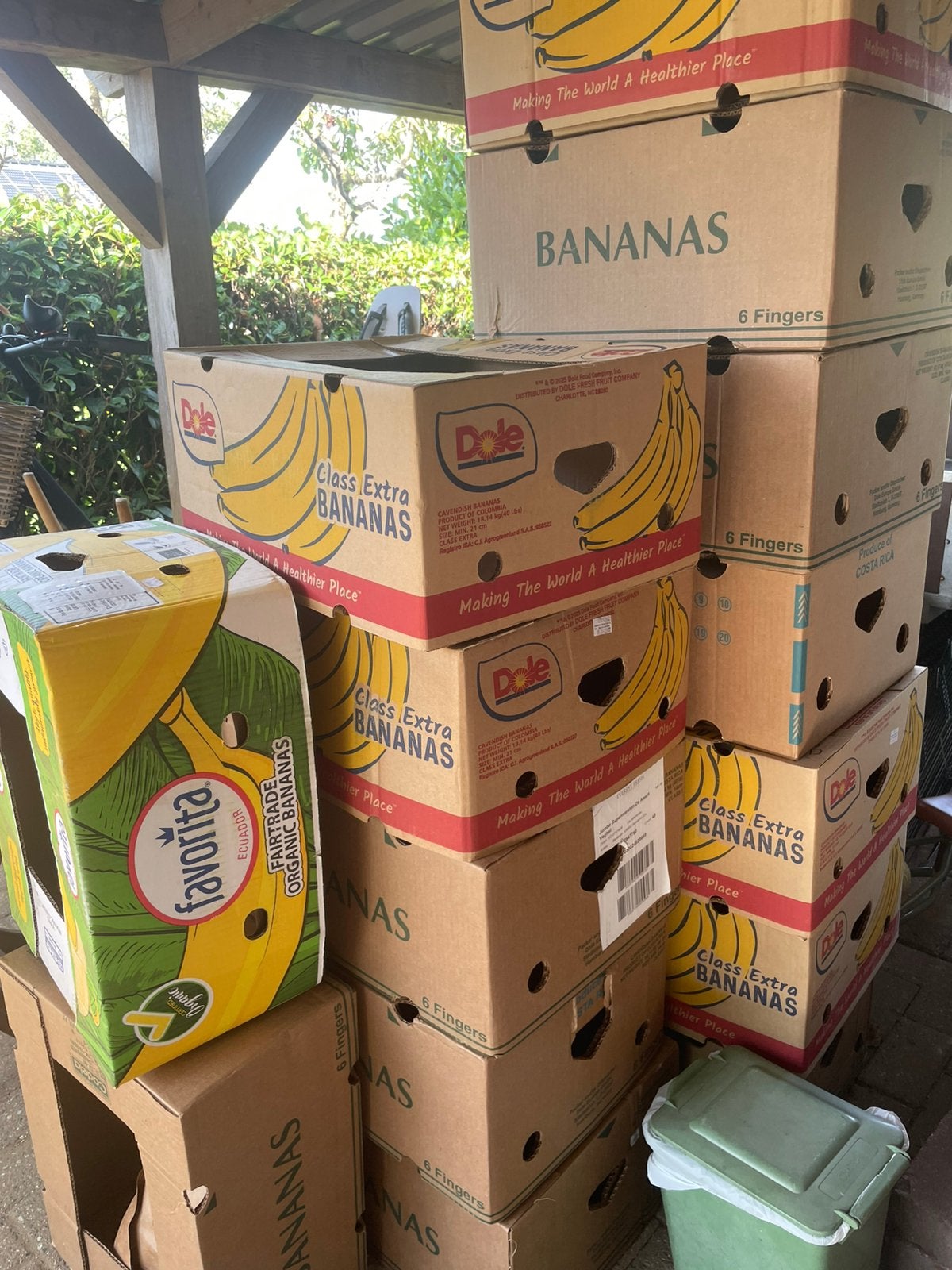 Gratis 13 bananendozen, Doe-het-zelf en Verbouw, Ophalen, Doos, 40 tot 60 cm, 50 tot 75 cm