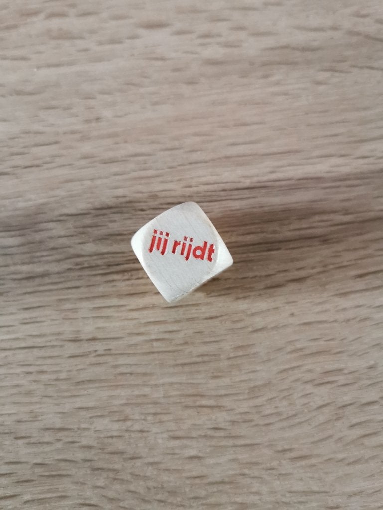 Dobbelsteen ik rij jij rijdt, Ophalen of Verzenden, Gebruikt