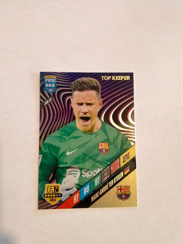 Fifa365 Fifa 365 2024 Adrenalyn ter Stegen Panini Gol22, Ophalen of Verzenden, Gebruikt