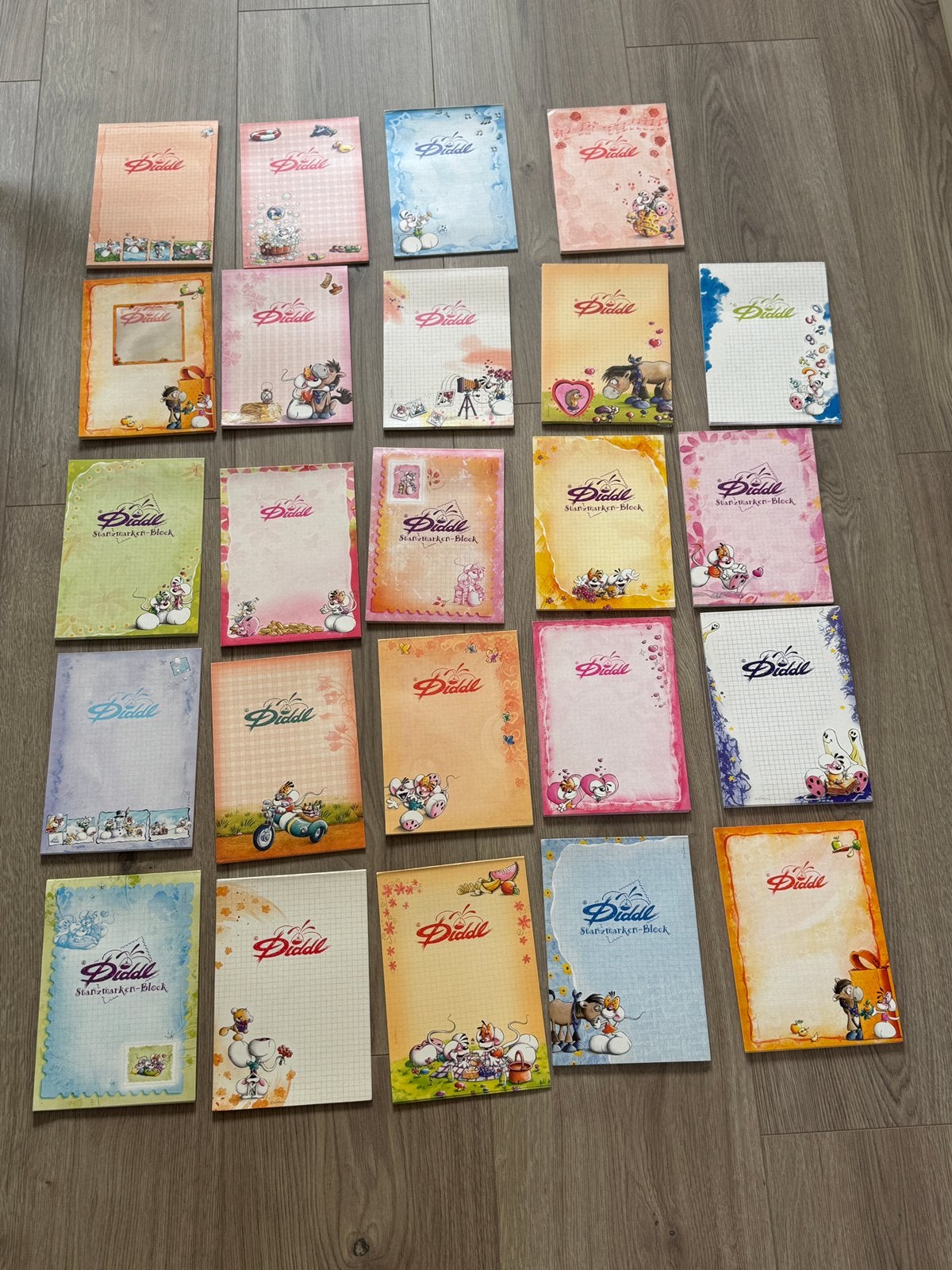 Diddl A5 blokken, Ophalen of Verzenden, Verschillende figuren, Zo goed als nieuw, Papier, Kaart of Schrift