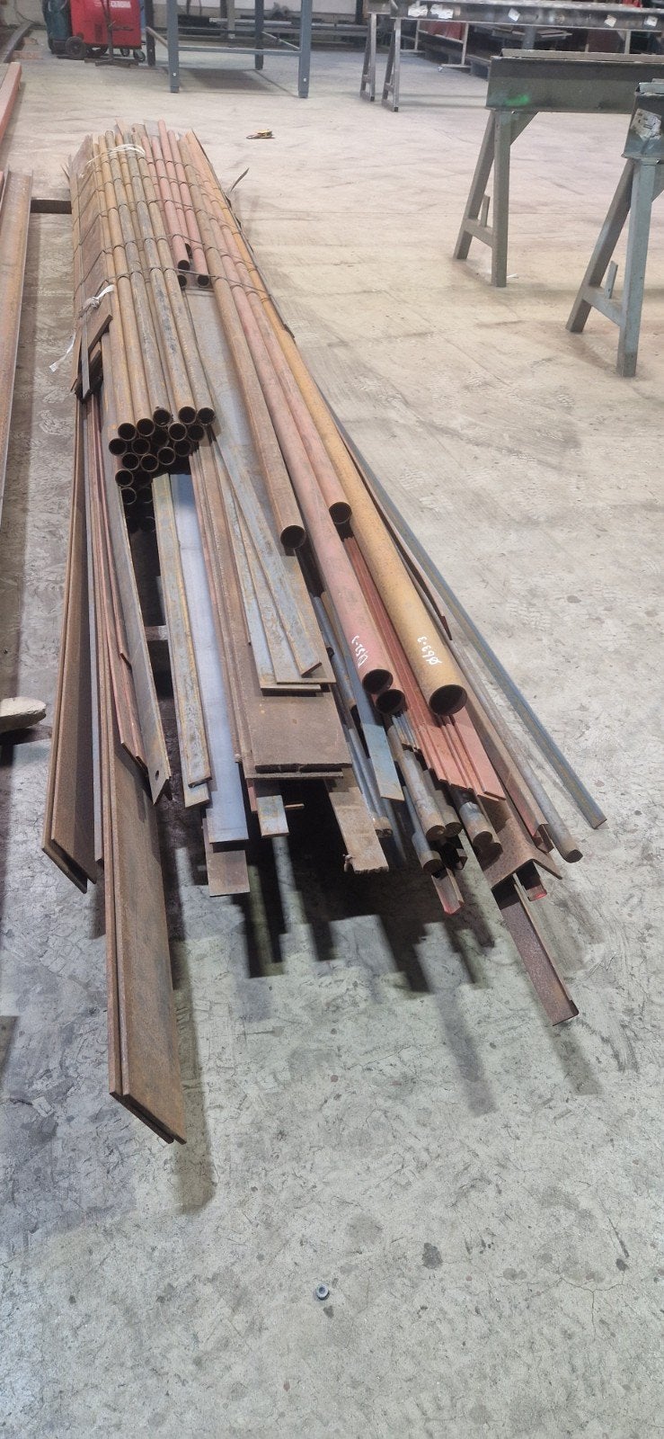 Te koop Partij staal 3640 kg, Doe-het-zelf en Verbouw, Metalen, Ophalen