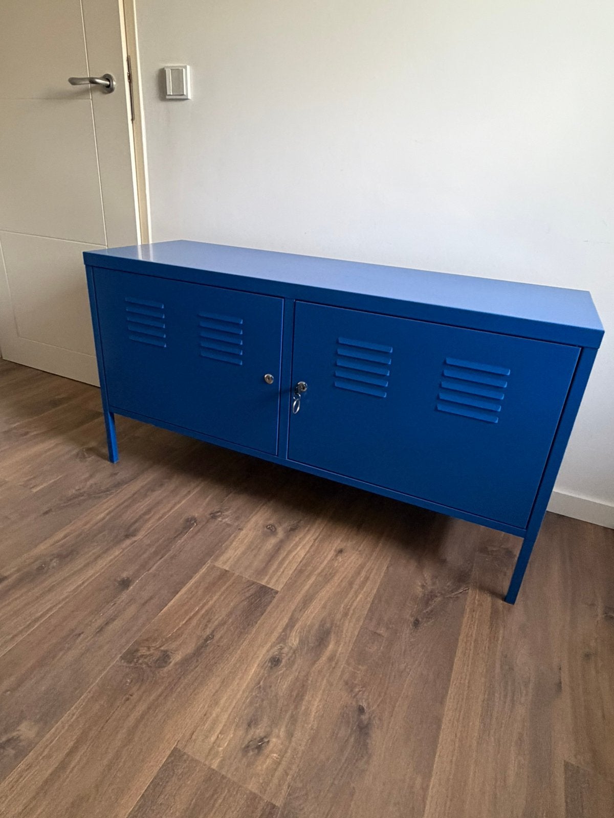 IKEA PS lockerkast blauw, Huis en Inrichting, Ophalen, Gebruikt