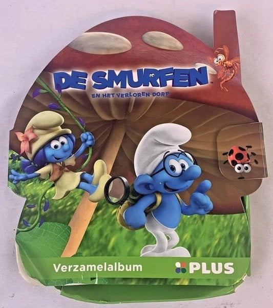 PLUS Smurfen Verloren Dorp Album compleet 24 figuren 2017, Coolsingel 104, 3011 AG Rotterdam, Netherlands, Verschillende Smurfen