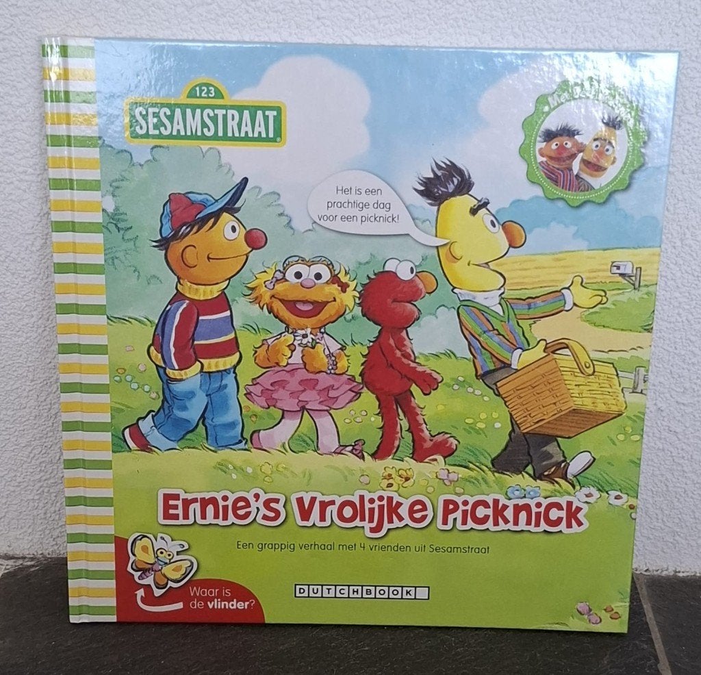 Sesamstraat Ernie's vrolijke picknick 9789086514724, Boeken, Ophalen of Verzenden, Zo goed als nieuw, Fictie algemeen