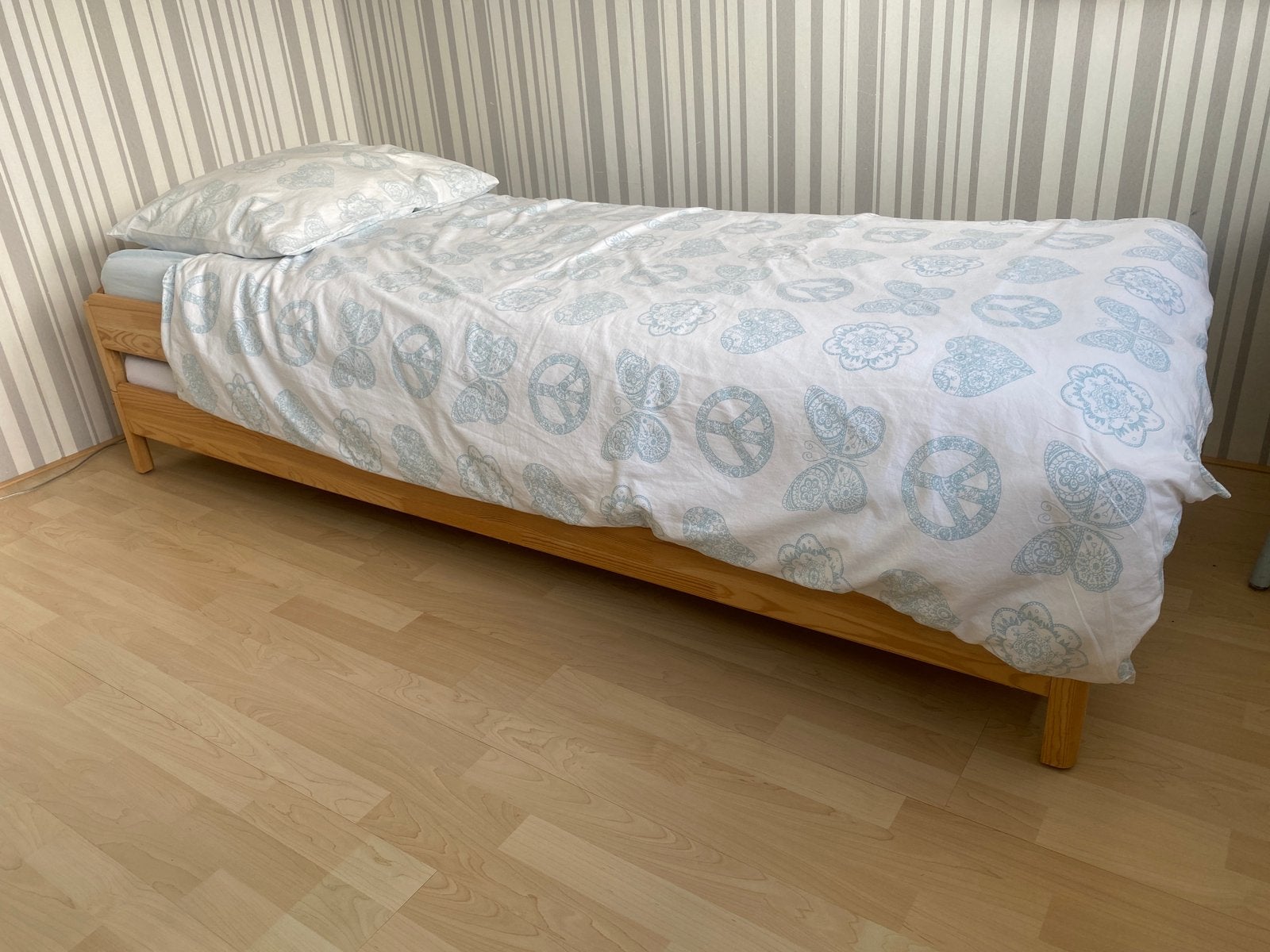 Stapelbaar bed 2x eenpersoons, Ophalen, 90 cm, Zo goed als nieuw, 200 cm