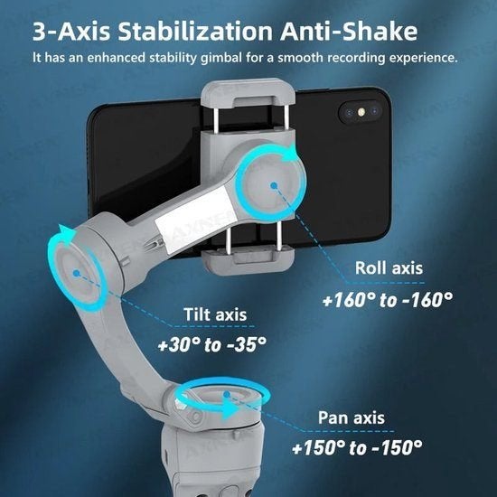 Gimbal Smartphone - Gimbal Voor Smartphone & Camera - Handhe, Corvance B.V., Verzenden, Nieuw, Corvancebol@gmail.com