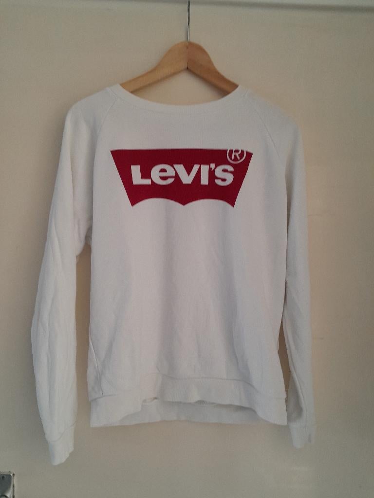 Levis trui, Wit, Nieuw, Ophalen of Verzenden, Maat 36 (S)