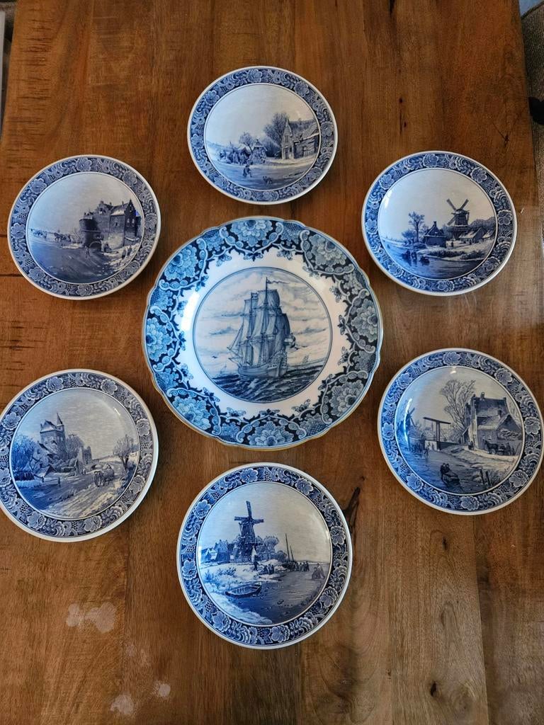 Complete 6-delige serie P. van Dort (Royal Goedewaagen), Ophalen of Verzenden