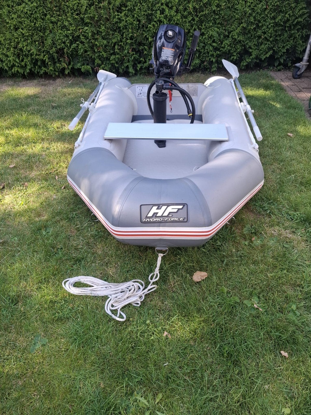 rubberboot + motor, Ophalen, Zo goed als nieuw, Motor en Techniek, Motorboot