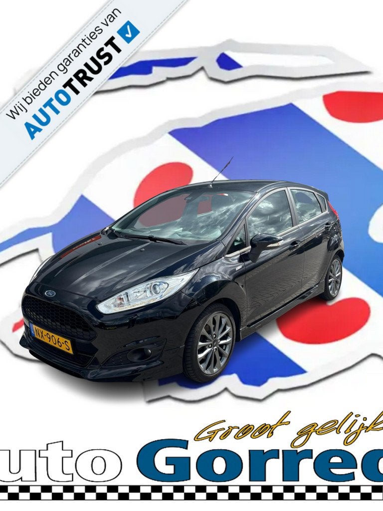 Ford Fiesta 1.0 EcoBoost ST Line, Voorwielaandrijving, 101 pk, Euro 6, Origineel Nederlands