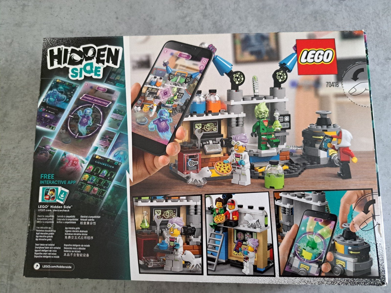 LEGO Hidden Side 70418 J.B.'s Spooklab, Ophalen, Overige thema's, Lego, Zo goed als nieuw
