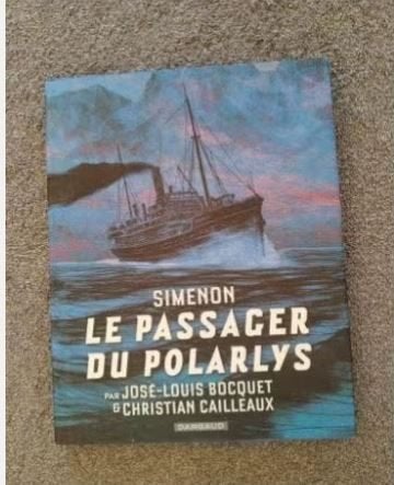 Le Passager du Polarlys - Simenon, Eén stripboek, Ophalen of Verzenden, Zo goed als nieuw