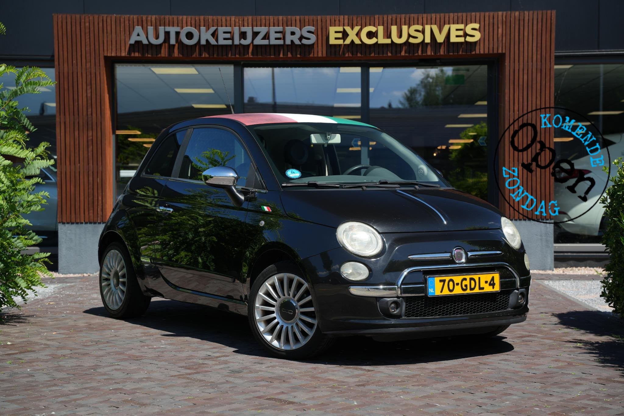Fiat 500 1.4-16V Sport, Auto's, Voorwielaandrijving, Euro 5, Gebruikt, 31 €/maand