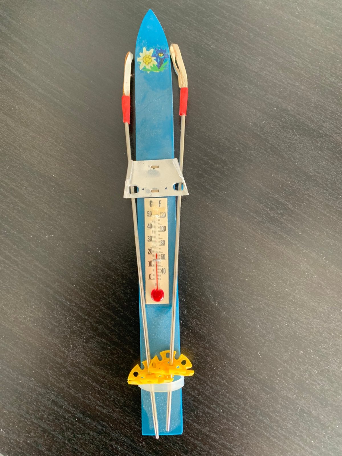 Retro ski thermometer, Ophalen of Verzenden, Zo goed als nieuw