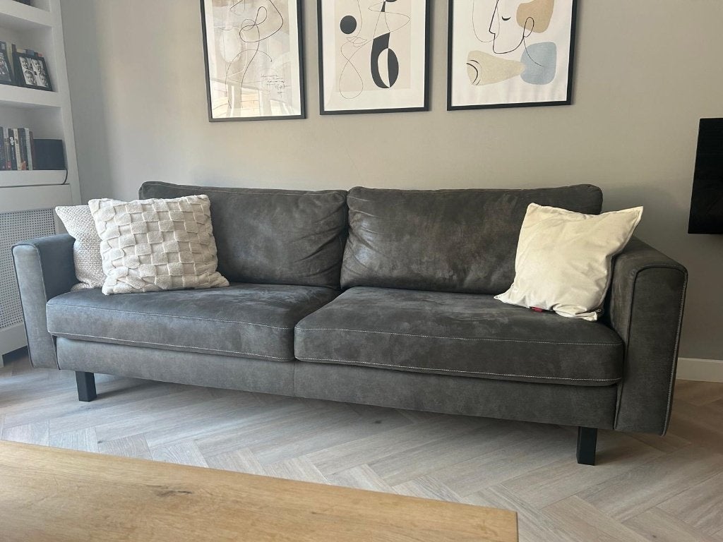 bank, Huis en Inrichting, Ophalen, Gebruikt, Minder dan 75 cm, Driepersoons