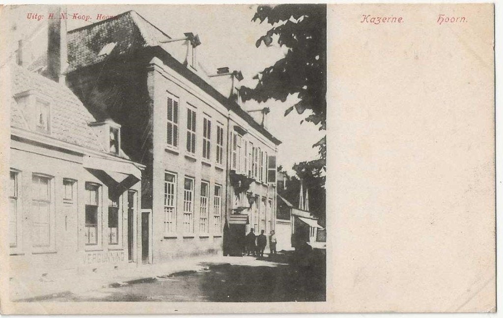 Hoorn-140  Militair  Kazerne, Ophalen of Verzenden, Voor 1920, Noord-Holland