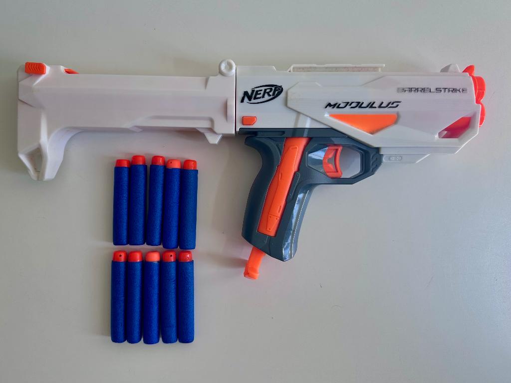 NERF N-Strike Modulus Barrelstrike - Blaster, Ophalen, Gebruikt