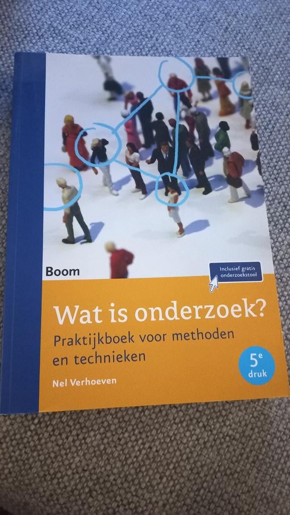 Nel Verhoeven - Wat is onderzoek?, Boeken, Schoolboeken, Zo goed als nieuw, Nederlands, Overige niveaus, Ophalen