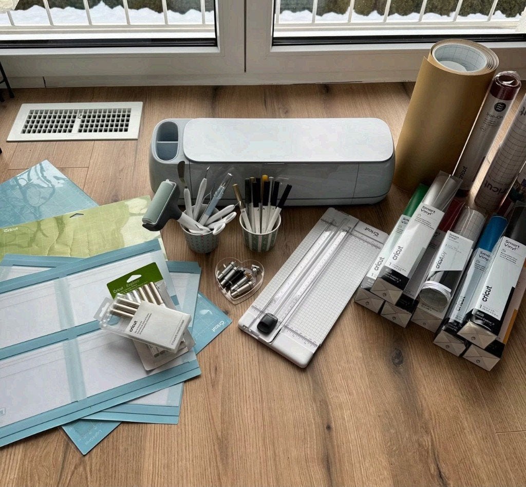 Cricut Maker 3 + accessoires, Ophalen of Verzenden, Zo goed als nieuw, Gereedschap of Toebehoren
