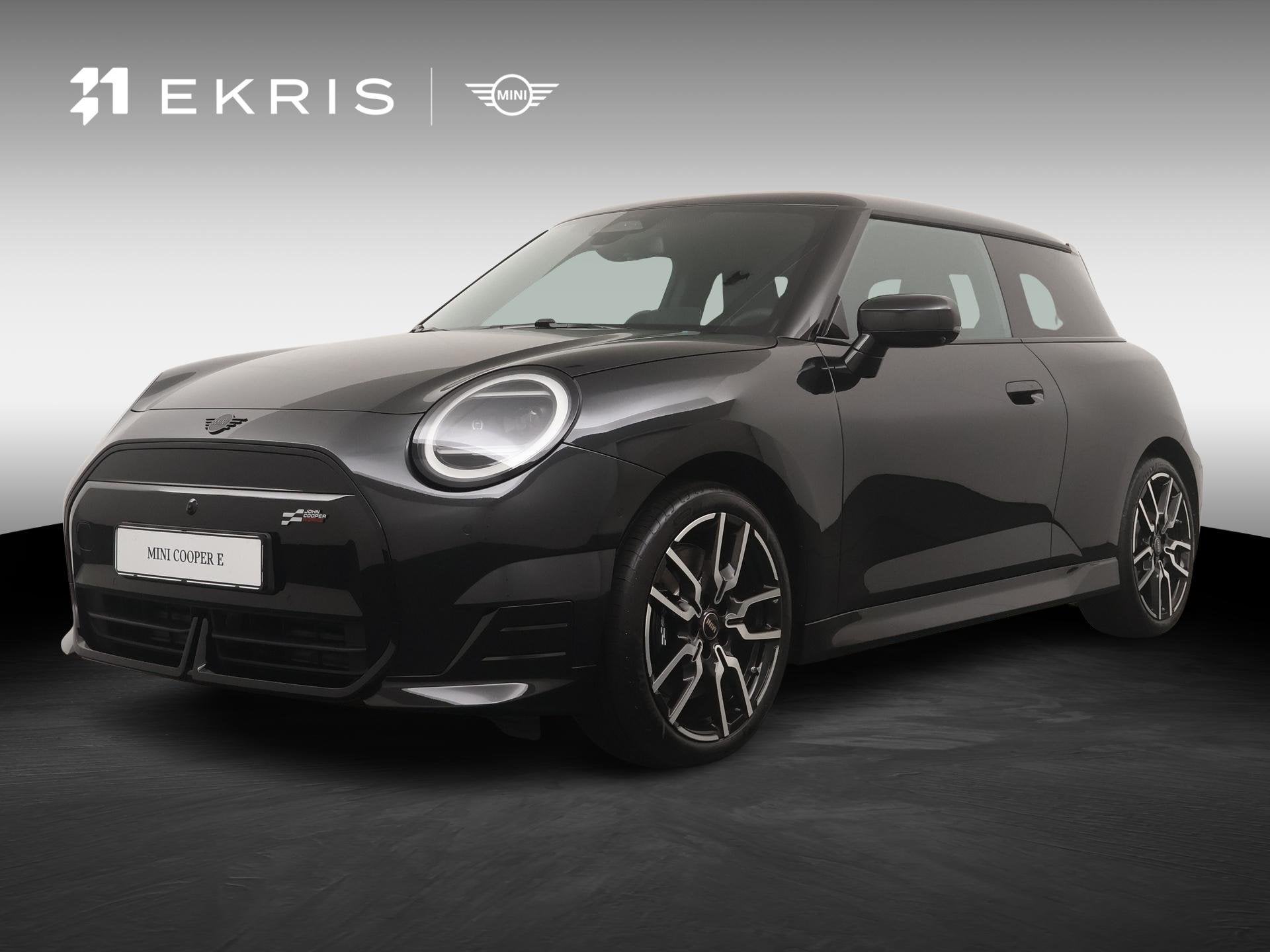 MINI 3-Deurs Cooper E | John Cooper Works Uitvoering + Pakke, Auto's, 41 kWh, 4 stoelen, Zwart, Nieuw