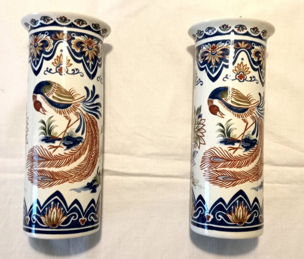 2 Vazen van Vieux Rhodes Boch, Ophalen