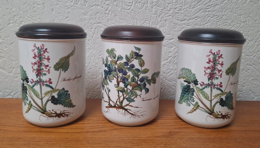 Villeroy & Boch voorraadpotten, 'Botanica', 3 stuks, Ophalen, Zo goed als nieuw, Porselein, Overige typen