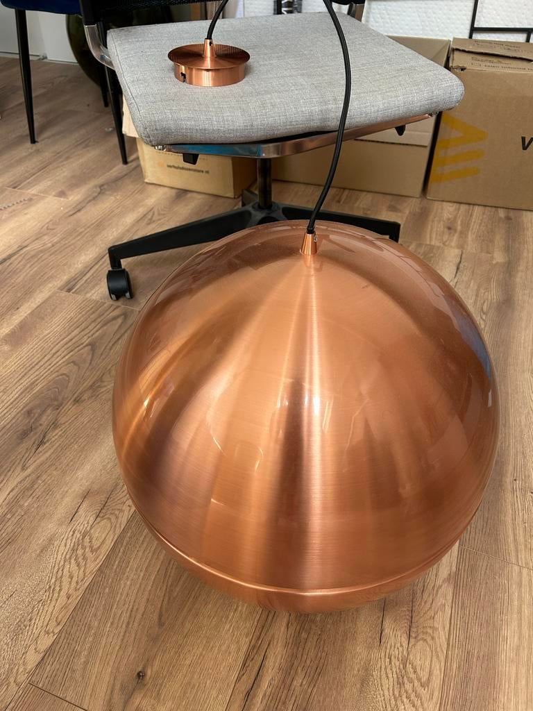 Zuiver Retro ’70 Copper r50 design hanglamp – Ø50 cm, Ophalen, Zo goed als nieuw