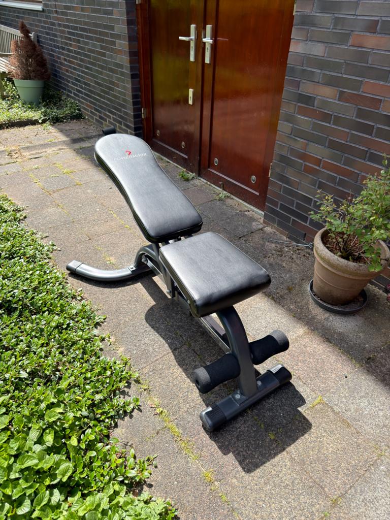 PowerMark Fitnessbank - Verstelbaar en Robuust, Sport en Fitness, Fitnessmaterialen, Gebruikt, Fitnessbank, Armen, Ophalen