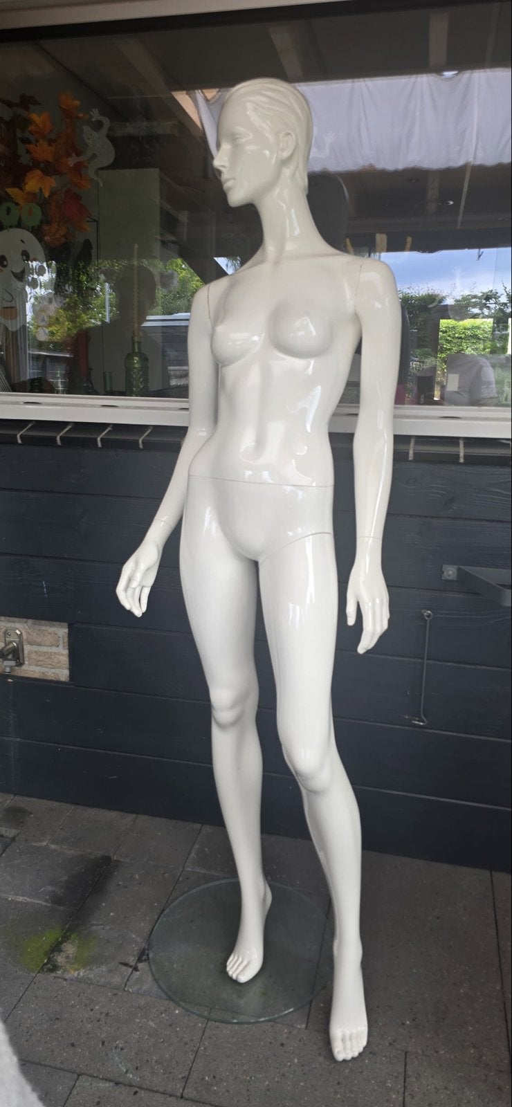 Witte paspop 180-185 cm hoog, Ophalen, Gebruikt, Overige typen