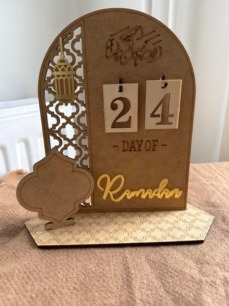 Ramadan aftel kalender dagen bijhouden day of, Ophalen of Verzenden, Zo goed als nieuw