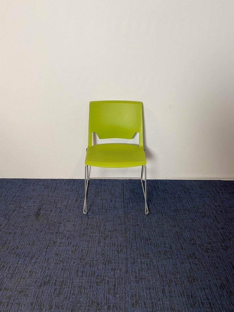 1 x Kantinestoel Comforto Haworth D6240 - Groen, Huis en Inrichting, Ophalen, Kunststof, Gebruikt, Overige kleuren