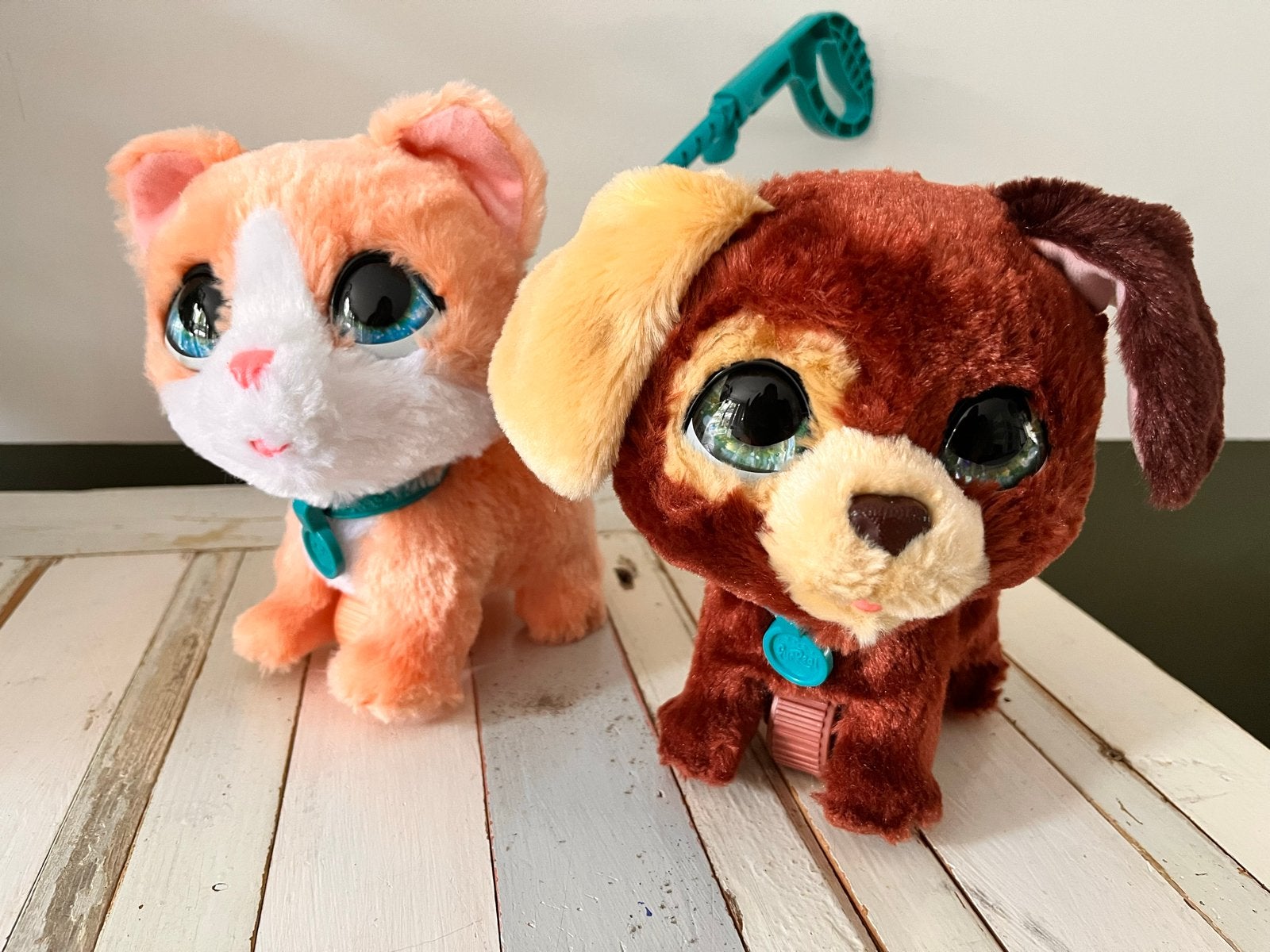 FurReal WalkaLots kitten en puppy met geluid en riem, Ophalen, Gebruikt, Overige merken, Kat