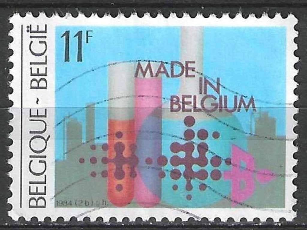 Belgie 1984 - Yvert 2113 /OBP 2115 - Belgische uitvoer (ST), Verzenden, Gestempeld