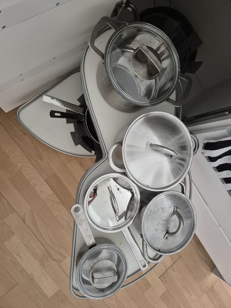 Ikea pannen groot en klein, Ophalen, Gebruikt, Pannenset, IKEA