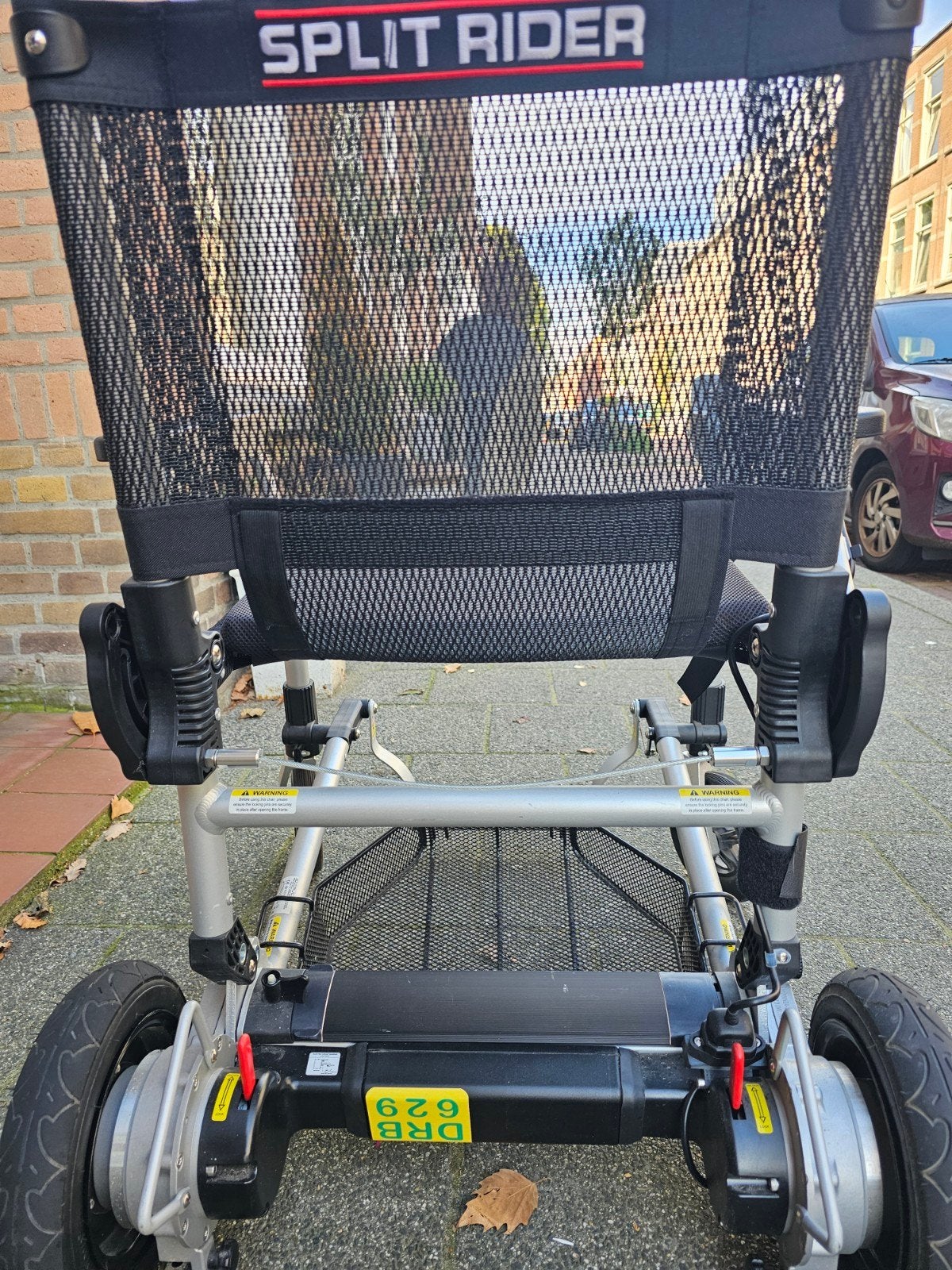 Electrische rolstoel Splitrider, Ophalen, Elektrische rolstoel