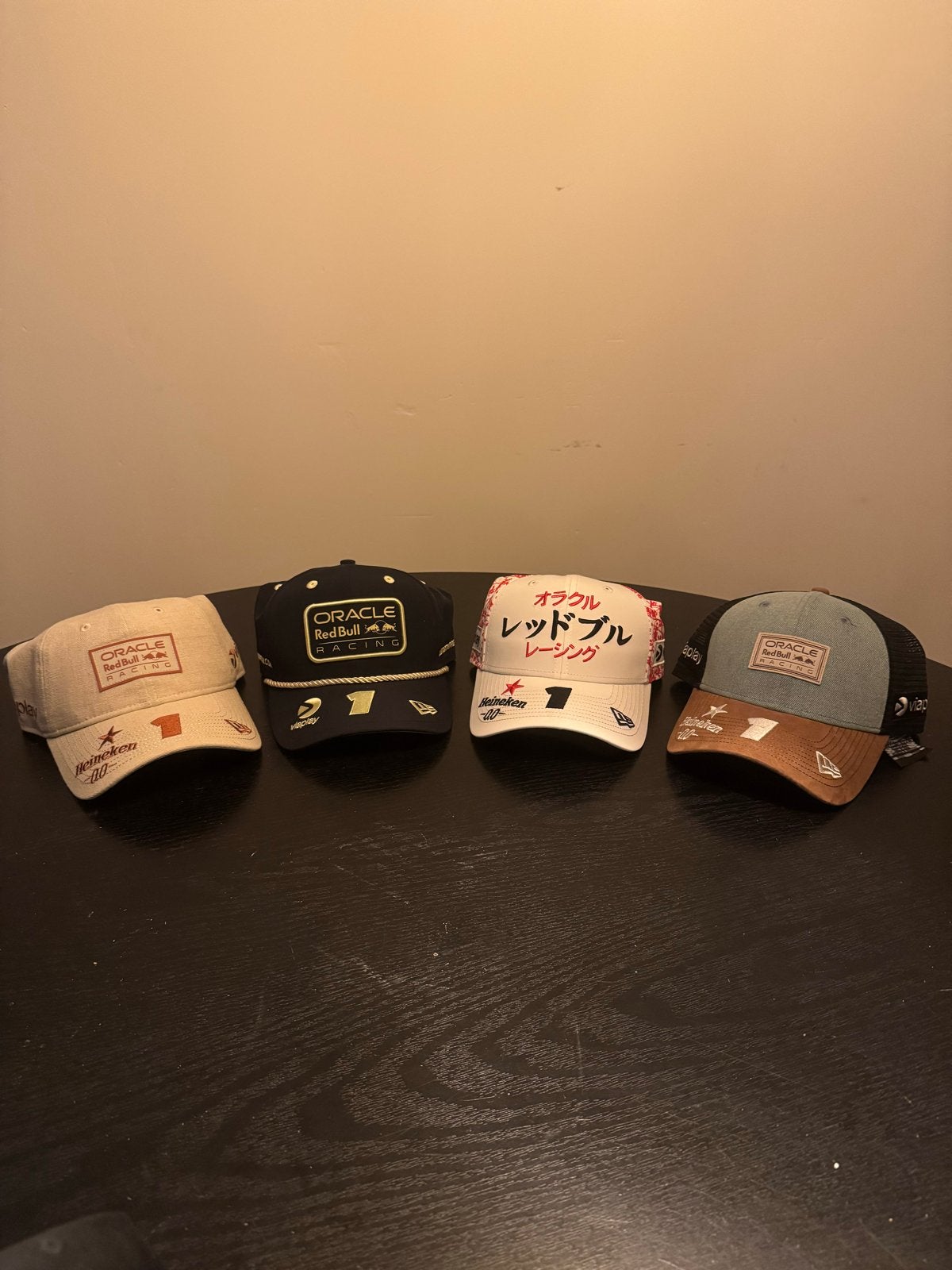 Max Verstappen Red Bull Oracle exclusief cap collection, Ophalen of Verzenden, Nieuw, Formule 1