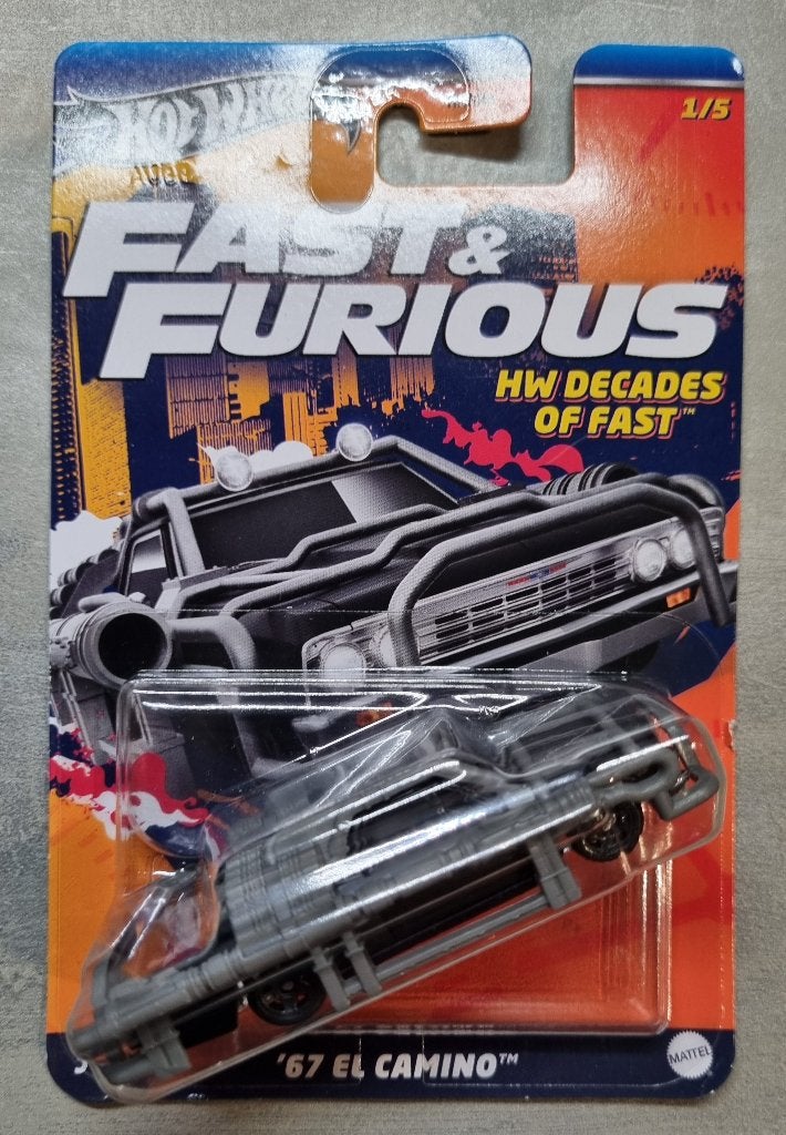 NIEUW: 1:64 Hotwheels Fast & Furious - '67 El Camino, Ophalen of Verzenden, Nieuw, Auto