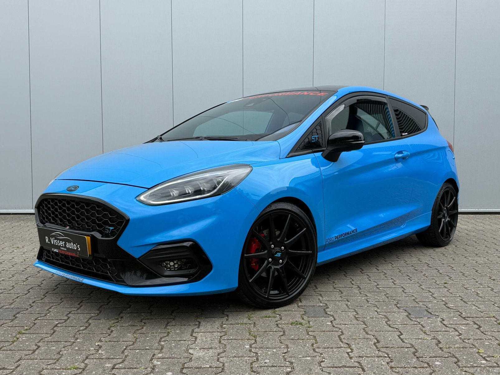 Ford Fiësta ST 1.5 200PK 1/200 maxton/milltek/B&O/forge, Auto's, Voorwielaandrijving, Blauw, Bedrijf, Handgeschakeld