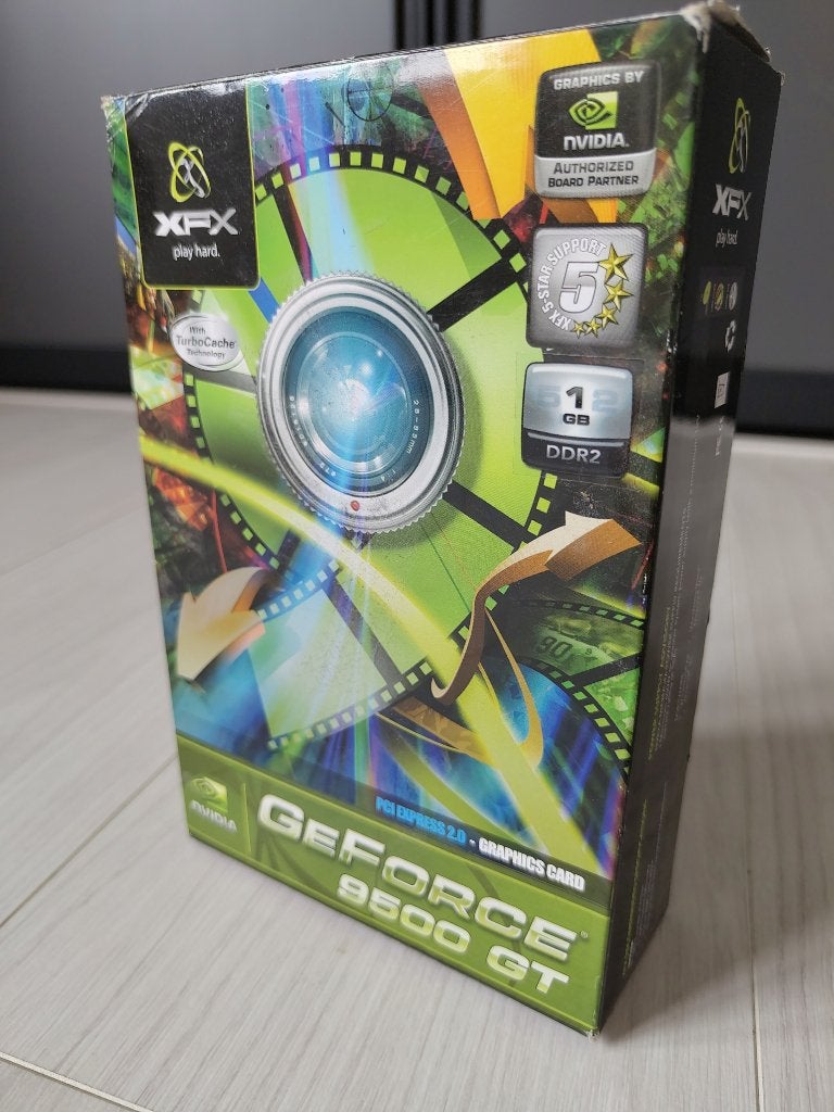 XFX Geforce 9500 GT orgineel in doos, PCI-Express 2, Nieuw, Ophalen of Verzenden, GDDR2