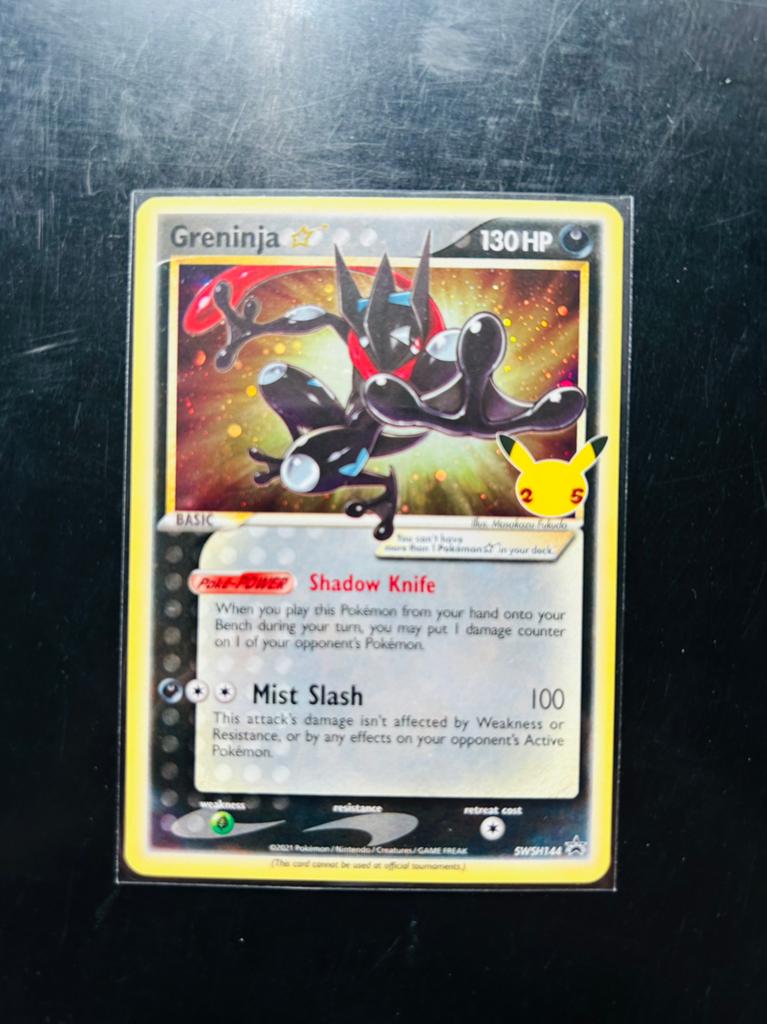 Pokemon Greninja Gold Star, Ophalen of Verzenden, Nieuw, Losse kaart
