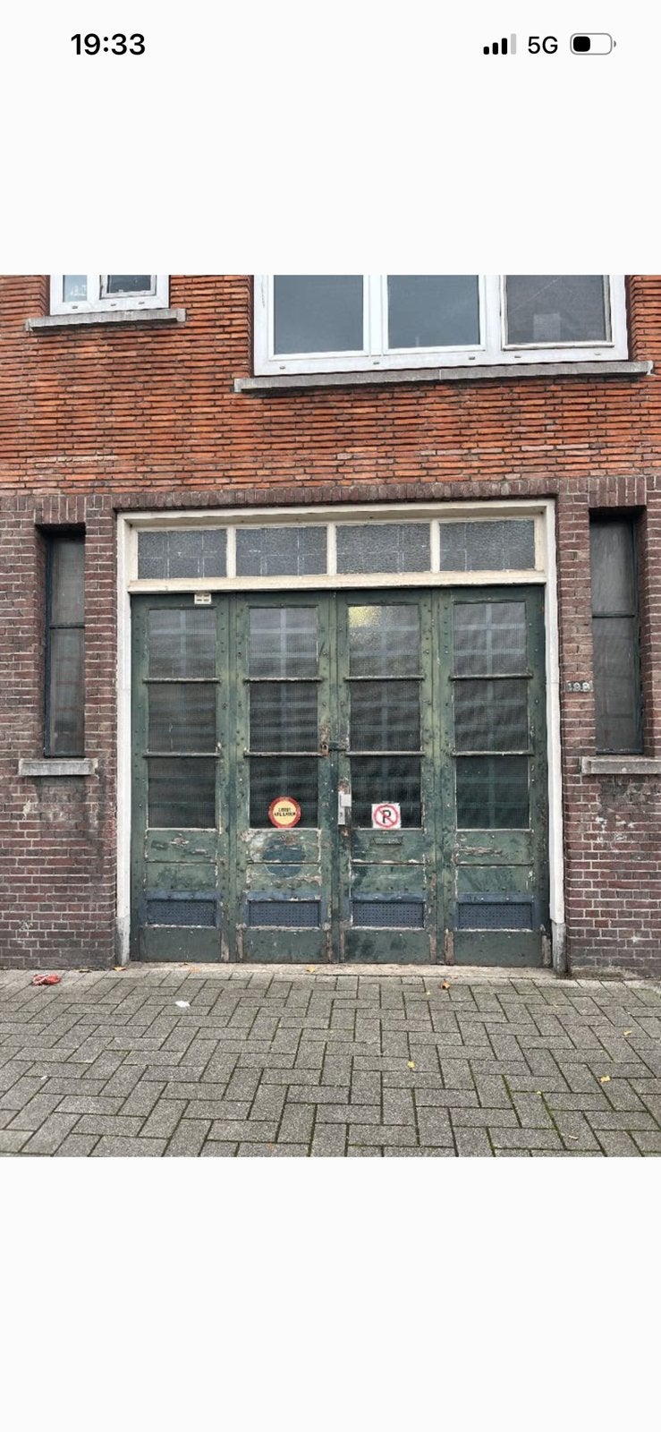 harmonica deuren jaren 30, Doe-het-zelf en Verbouw, Deuren en Horren, Gebruikt, Buitendeur, 215 cm of meer, 120 cm of meer, Glas