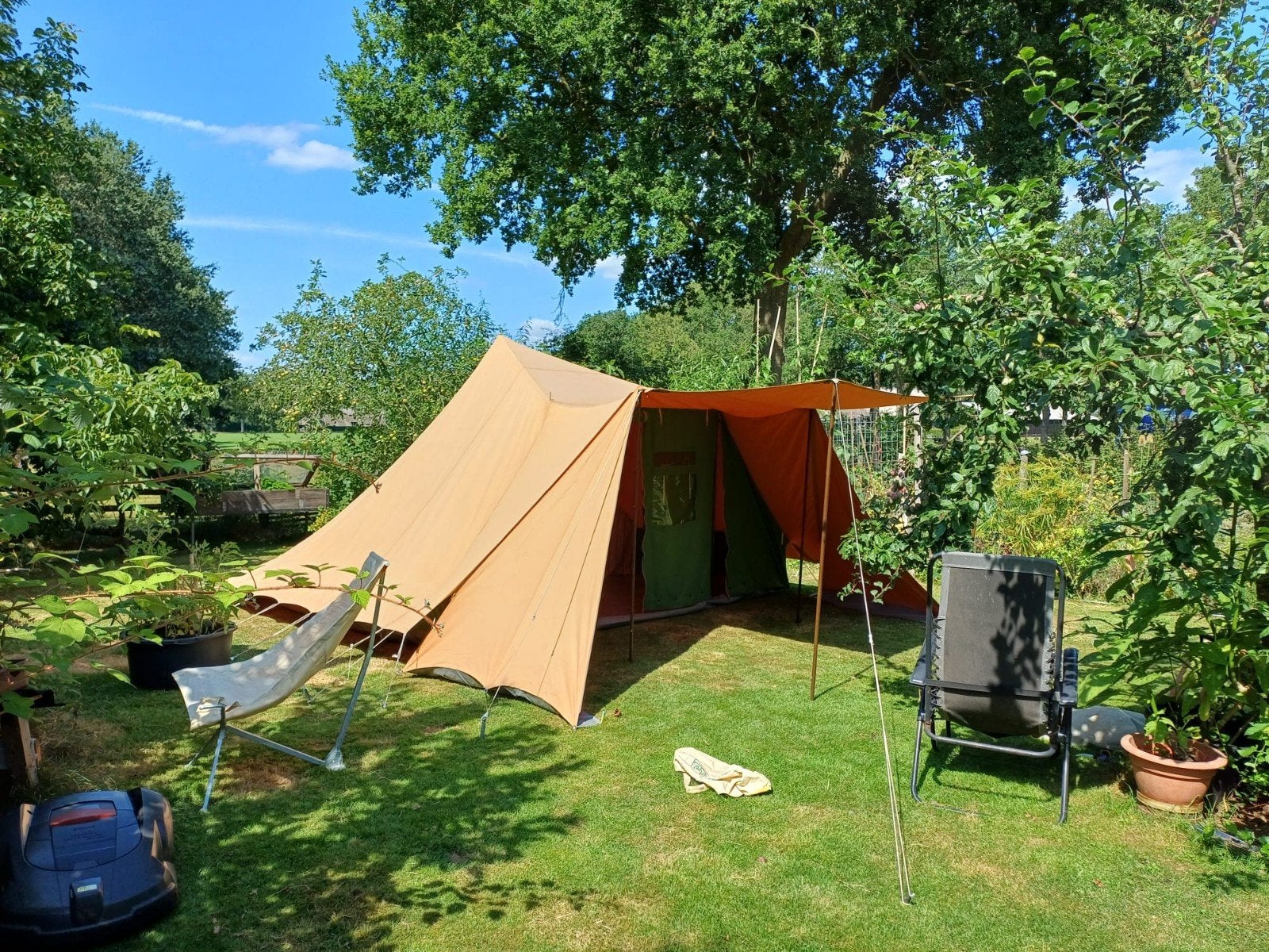 De Waard tent Albatros, Caravans en Kamperen, Ophalen, Gebruikt, Tot en met 4