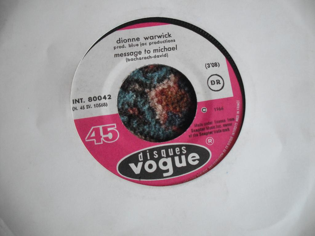 Dionne Warwick - Message to Michael., Ophalen of Verzenden, Zo goed als nieuw, Pop