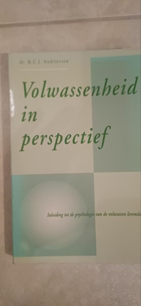 Volwassenheid in perspectief - H.C.I. Andriessen, Boeken, Ophalen of Verzenden