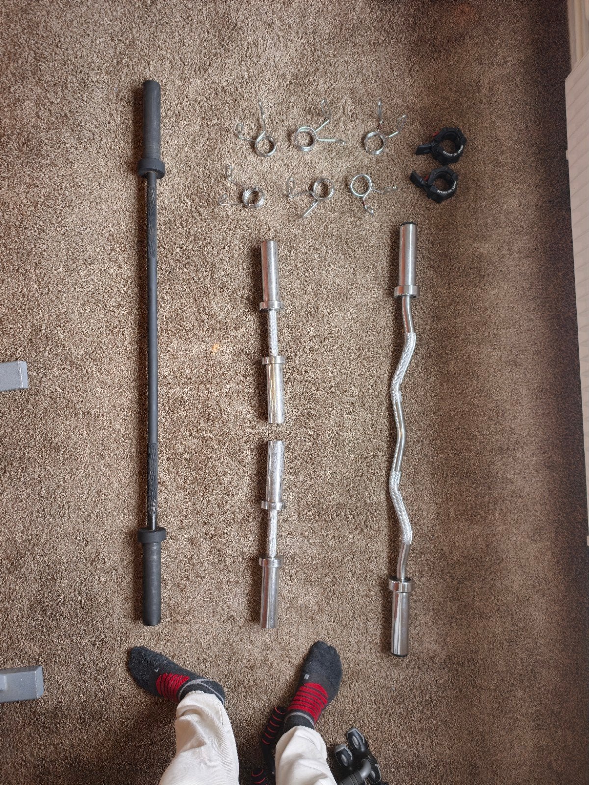Complete Halterset met Squat Rack, Gewichten, Halters en Rek, Ophalen, Gebruikt, Rug, Halterset