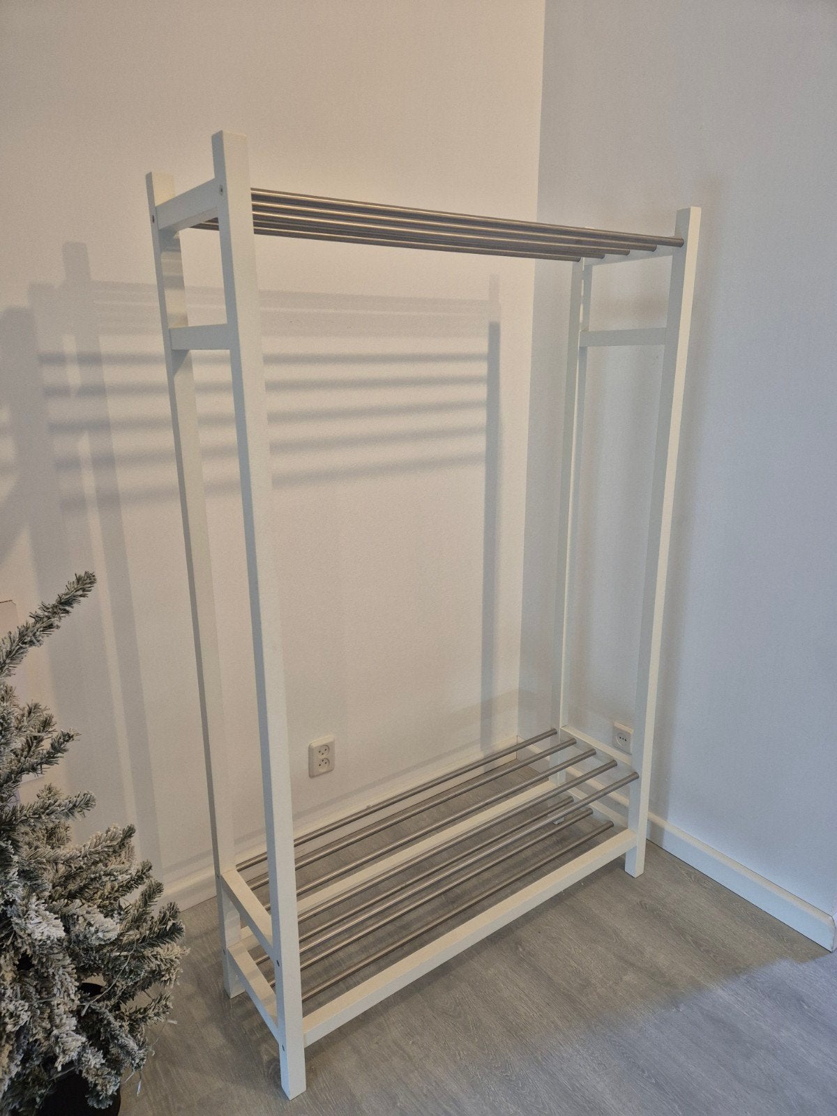 IKEA Tjusig hal meubel kapstok kledingrek schoenenrek wit, Huis en Inrichting, Ophalen, Gebruikt, Overige typen, 150 tot 200 cm
