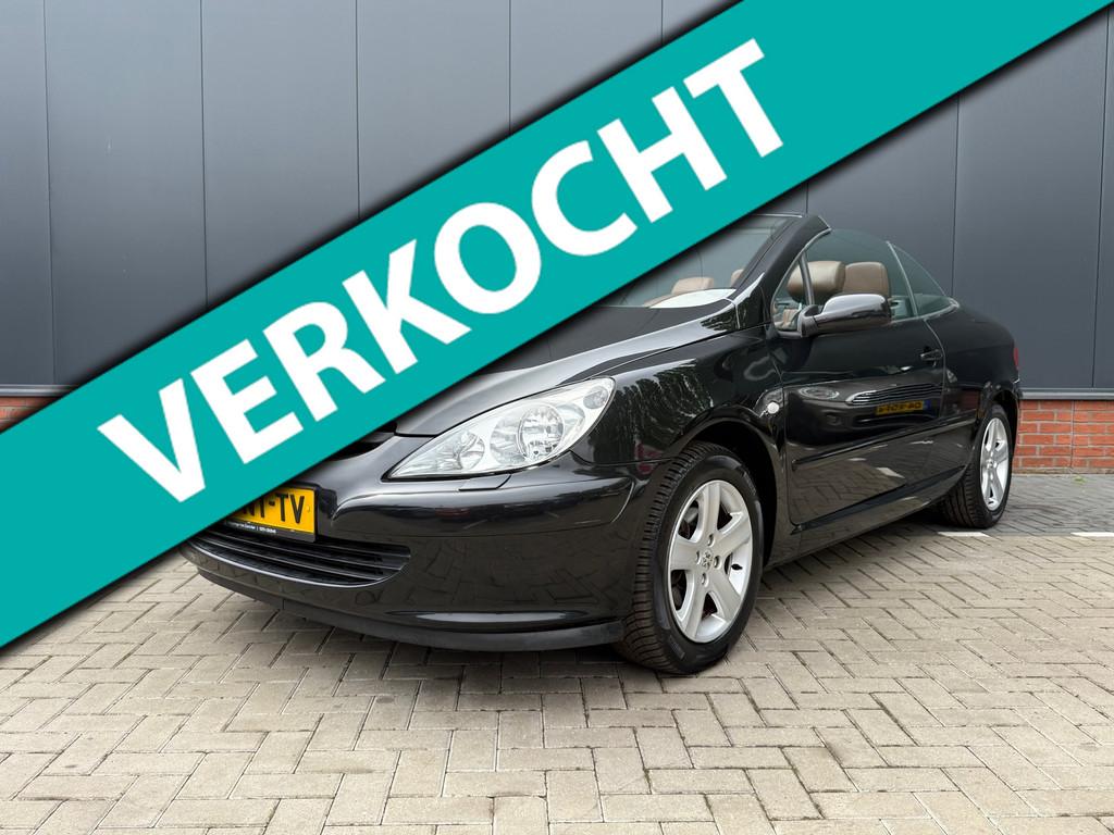 Peugeot 307 CC 2.0-16V (Eerste eigenaar|12 mnd BOVAG garanti, Auto's, 12 maanden, Gebruikt, Beige, 4 cilinders