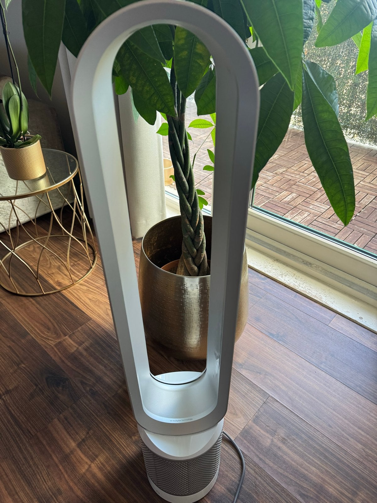 Dyson Cool AM07 Torenventilator met Air Multiplier Technolog, Ophalen, Ventilator met afstandsbediening, Zo goed als nieuw, Torenventilator