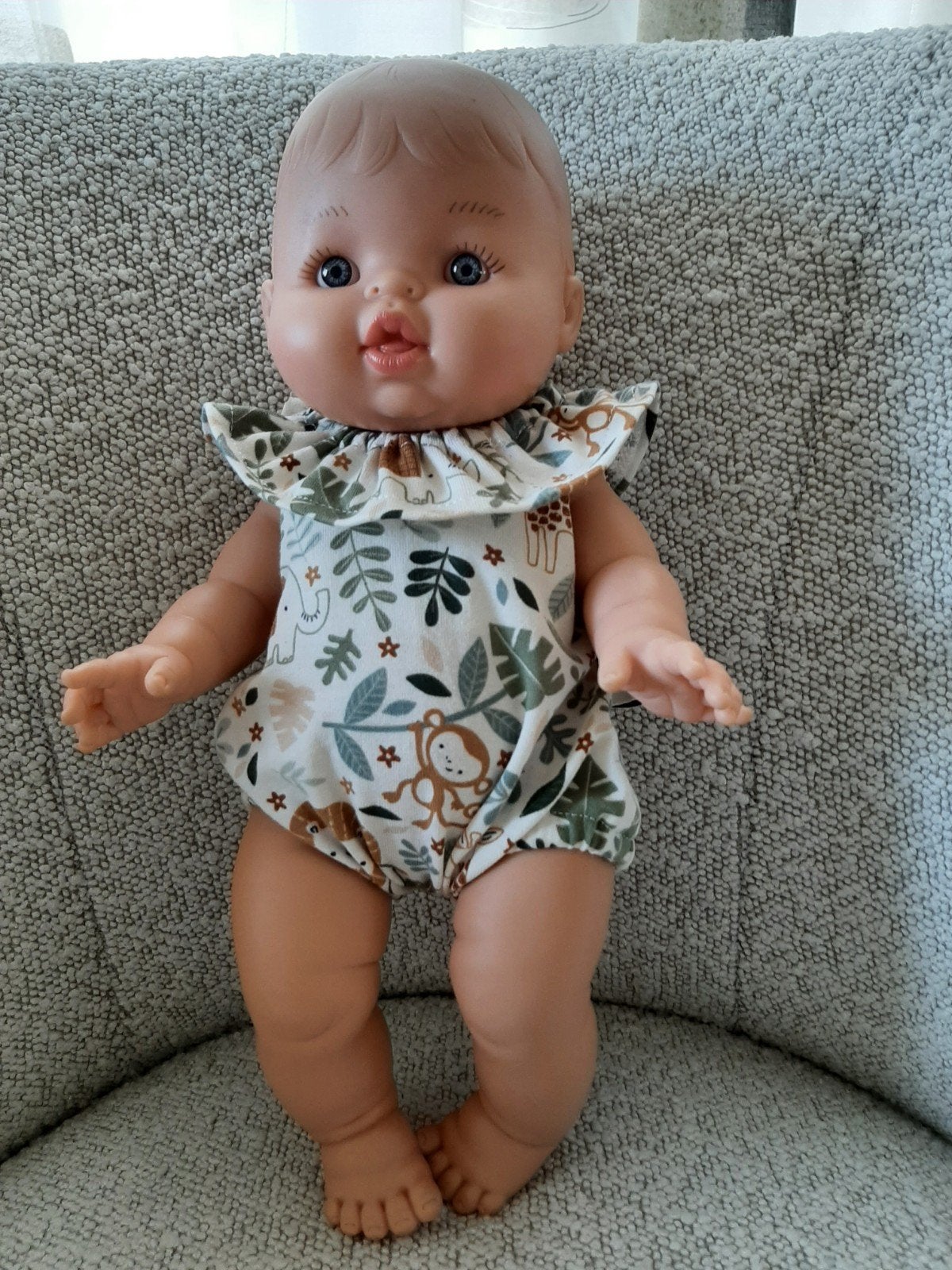 Romper met losse kraag voor Paola Reina Gordi, handgemaakt ,, Ophalen, Nieuw, Babypop