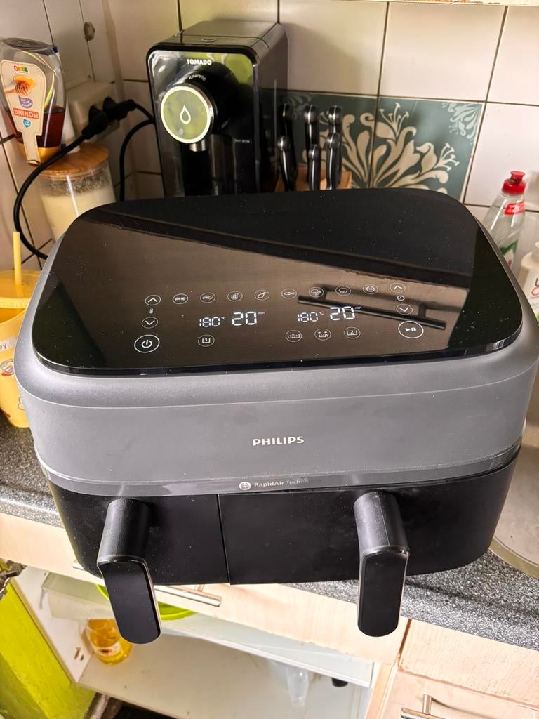 Philips 3000-serie Dual Basket Airfryer, Ophalen, Zo goed als nieuw, Airfryer XXL